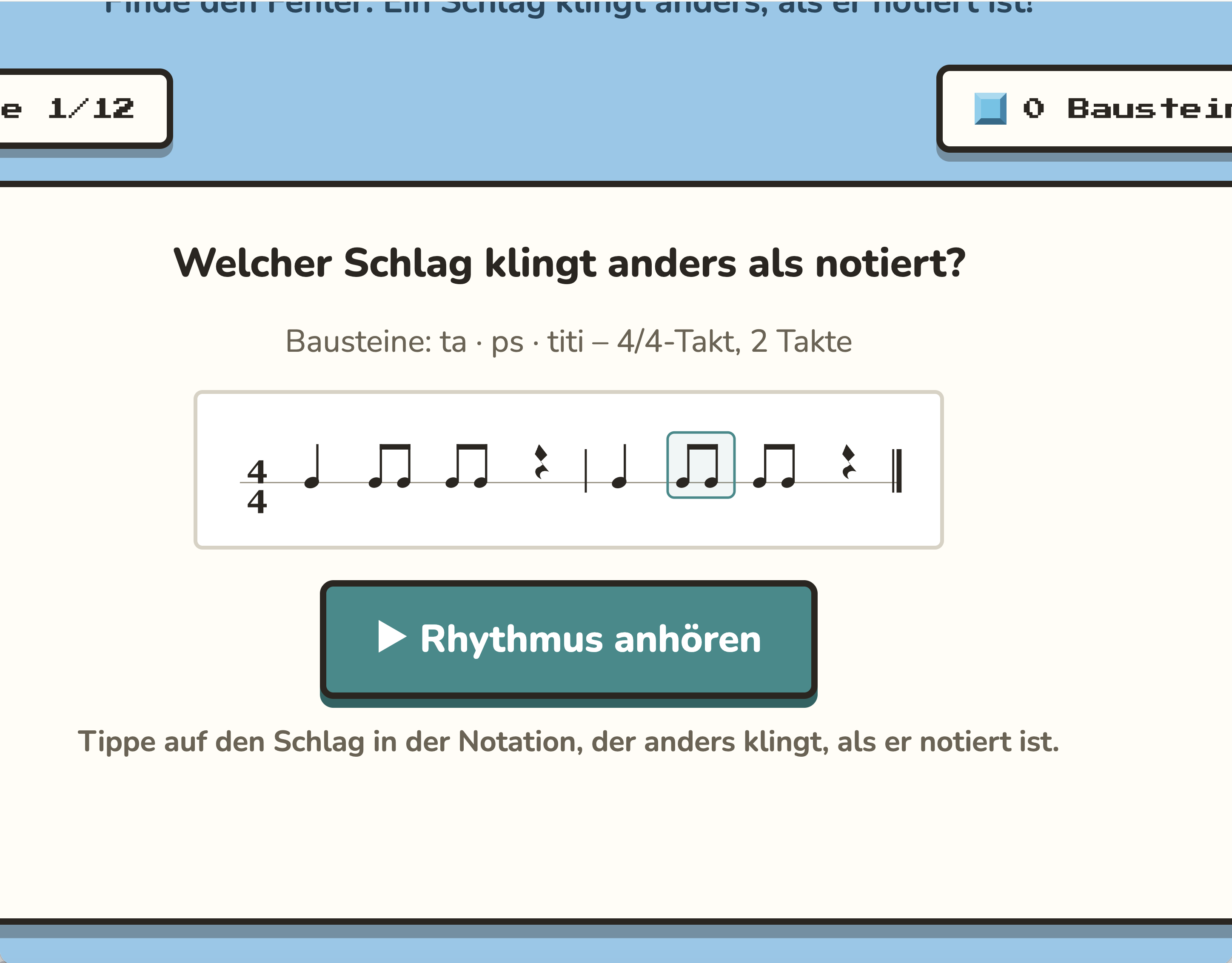 Gefundener Fehler